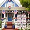 Welcome America Stars Patriotic 4th of July Memorial Day Independence Day Garden Flag Yard Flag 12x18 Inch Double Sided Small Mini Yard Outdoor Outside Holiday Decoration